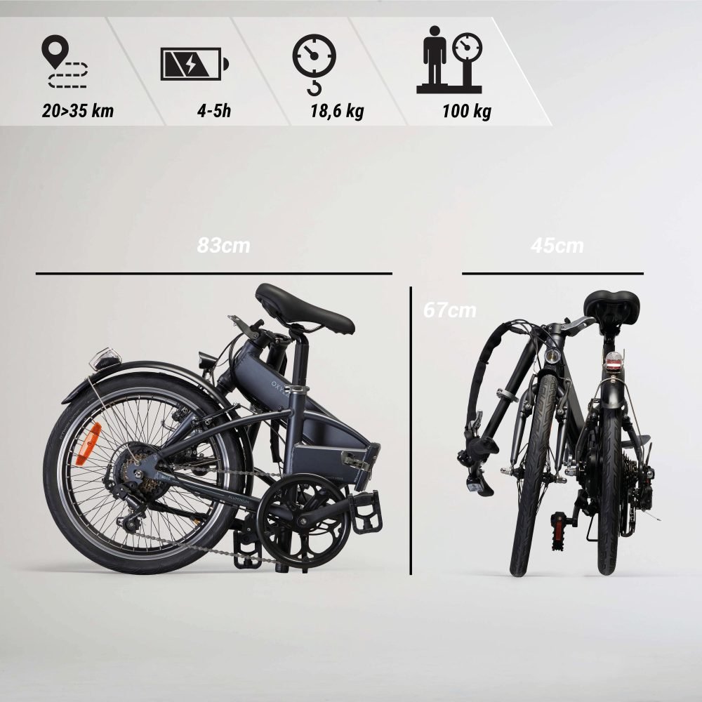 Vélo électrique pliant Btwin TILT 500 E 25km/h - Image 3